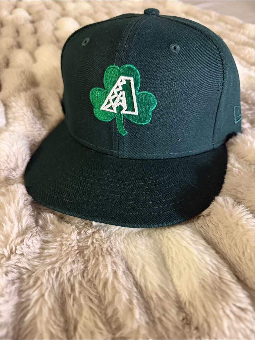Arizona Diamond Back- Size 7 3/8: Dark Green Shamrock Baseball Cap